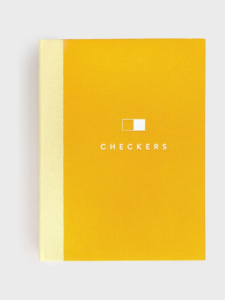 Suck UK Yellow Checkers In A Book Board Game - Image 2 of 7