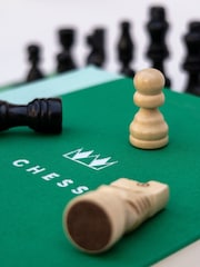 Suck UK Green Chess In A Book Board Game - Image 1 of 7
