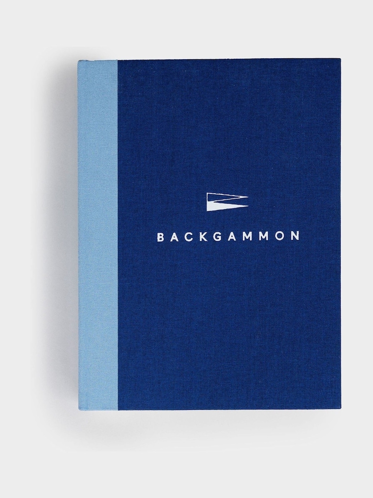 Suck UK Blue Backgammon In A Book Board Game - Image 7 of 7