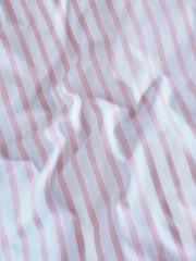 Pink Stripe Duvet Cover and Pillowcase Set - Image 5 of 5