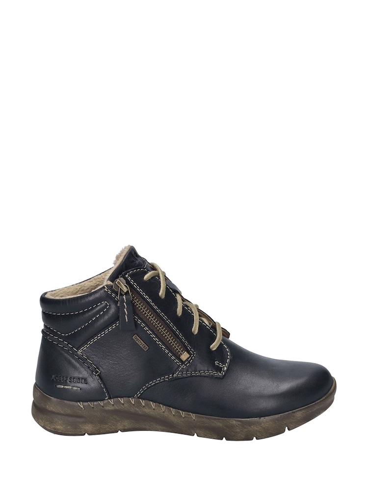 Josef Seibel Conny 52 Black Ankle Boots - Image 1 of 4