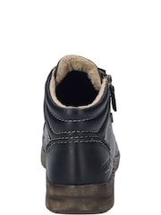 Josef Seibel Conny 52 Black Ankle Boots - Image 3 of 4
