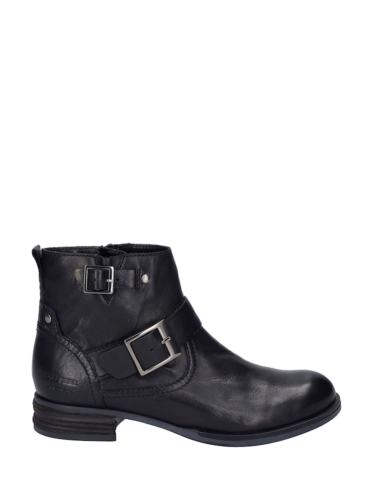 Josef Seibel Sanja 16 Black Ankle Boots - Image 1 of 4