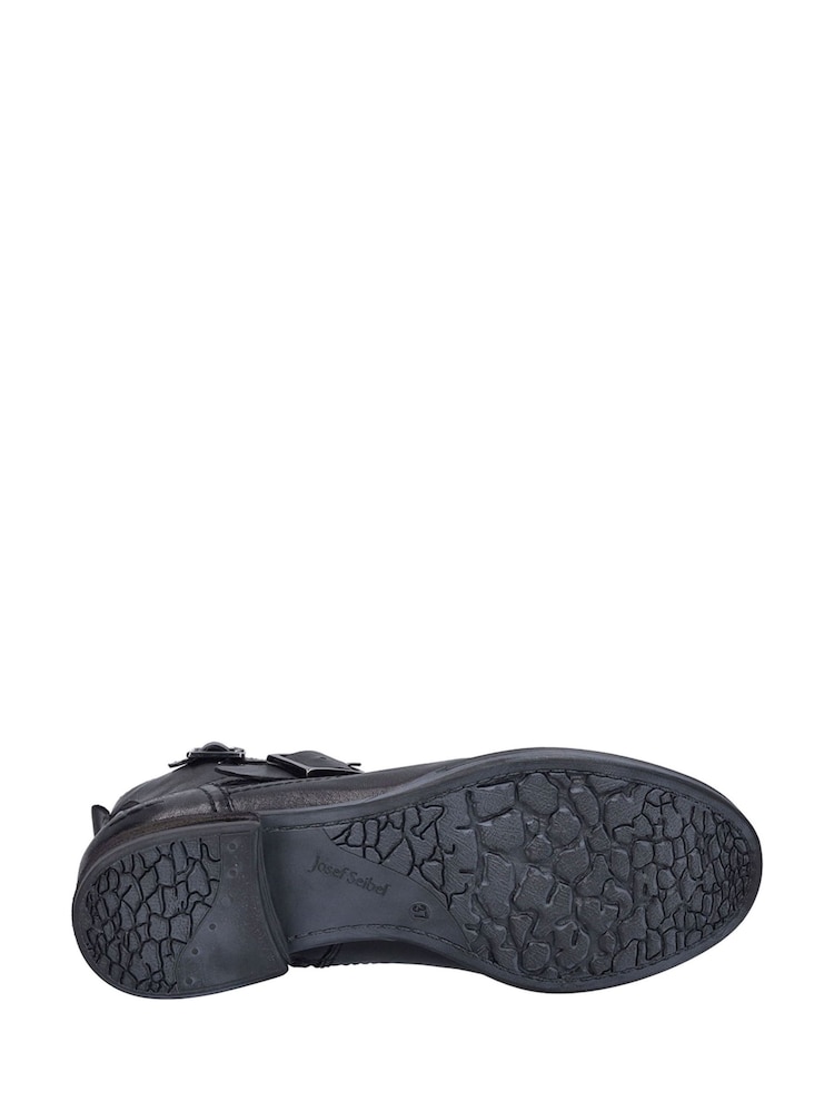Josef Seibel Sanja 16 Black Ankle Boots - Image 3 of 4