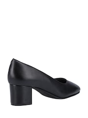 Hush Puppies Anna Wide Patent Black Shoes - Image 2 of 4