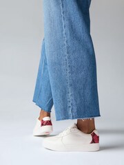 Fitflop Rally Snakeprint-Backtab Sneakers - Image 1 of 6