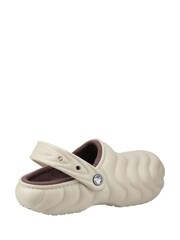 Crocs Grey Classic Lined Overpuff Clogs - Image 3 of 4