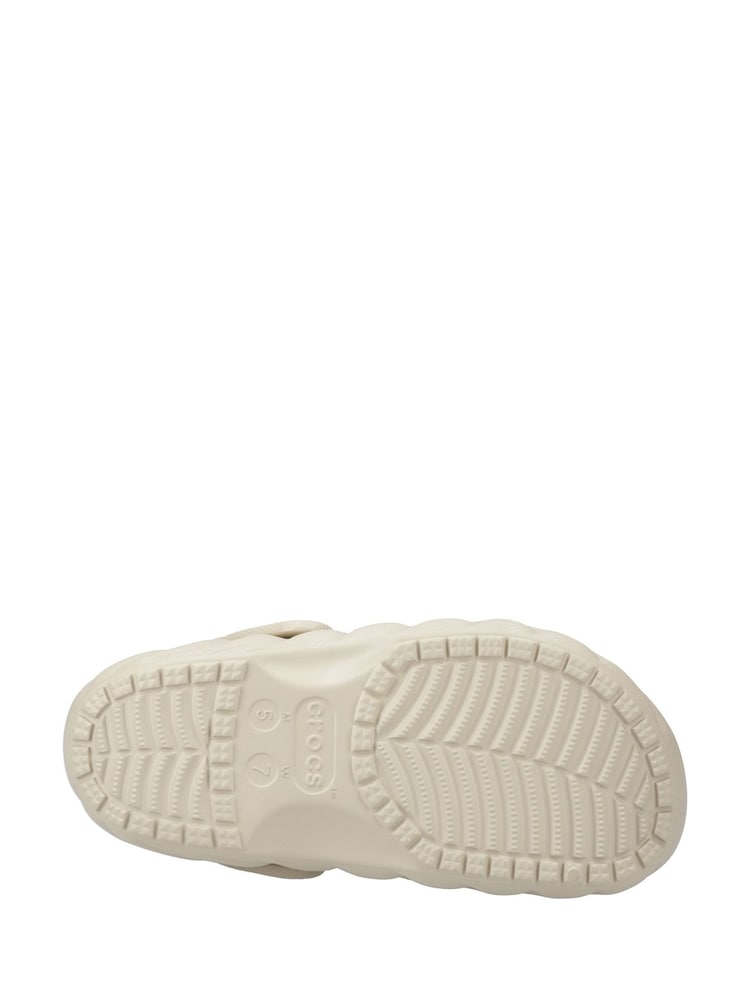 Crocs Grey Classic Lined Overpuff Clogs - Image 4 of 4