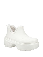 Crocs White Stomp Shorty Boots - Image 2 of 4