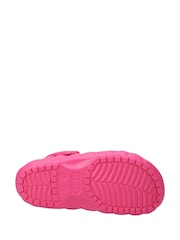 Crocs Pink Classic Lined Overpuff Clogs - Image 4 of 4