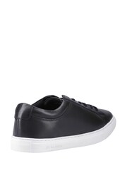 JACK & JONES Black Galaxy Leather Trainers - Image 3 of 4