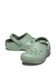 Crocs Green Classic Lined Clogs - Image 5 of 5