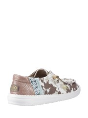 HEYDUDE Natural Wendy Disco Cow Shoes - Image 2 of 4