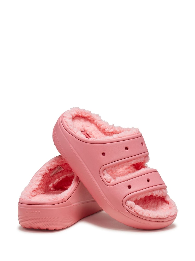 Rosa - Sandalias clásicas con forro de piel sintética Cozzzy de Crocs - Imagen 5 de 5