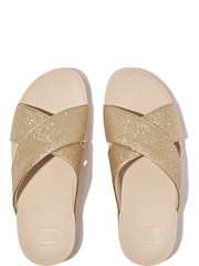 Fitflop Lulu Glitterball Cross Slides - Image 2 of 3