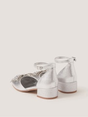 Monsoon Silver Gemstone Bow Two Part Heels - Image 3 of 3