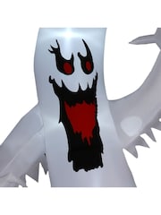 Homcom White 11.8FT Halloween Inflatable Spooky Ghost with LEDS - Image 4 of 6