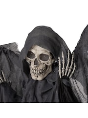 Homcom Grey 195cm Halloween Animated Winged Grim Reaper - Image 5 of 6