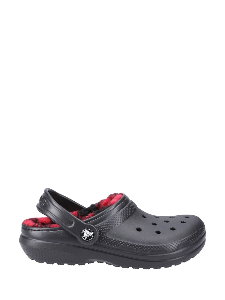 Crocs Black Classic Lined Clogs - Image 1 of 4