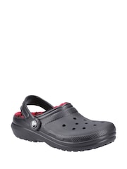 Crocs Black Classic Lined Clogs - Image 2 of 4