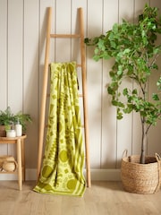 Christy Lime Green Amalfi Mediterranean 100% Cotton Beach Towel - Image 1 of 5