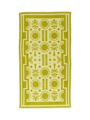 Christy Lime Green Amalfi Mediterranean 100% Cotton Beach Towel - Image 5 of 5