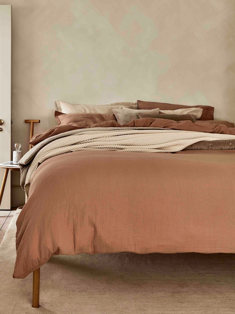 Christy Clay Soft Relaxed Cotton Duvet Set - Image 1 of 6 Christy Clay Soft Relaxed Cotton Duvet Set - Image 1 of 6