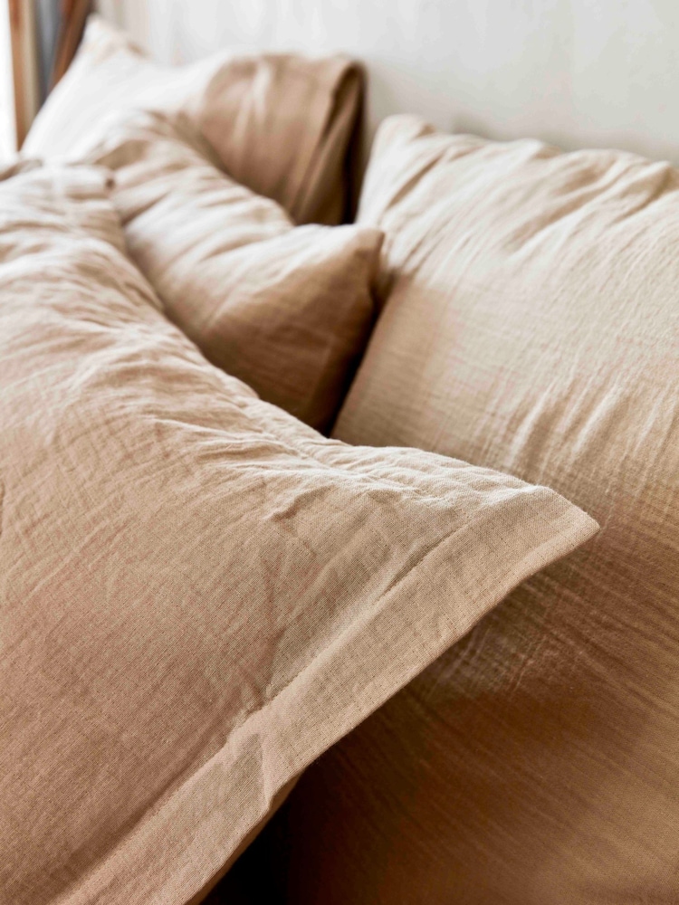 Christy Oat Soft Relaxed Cotton Duvet Set - Image 2 of 5 Christy Oat Soft Relaxed Cotton Duvet Set - Image 2 of 5