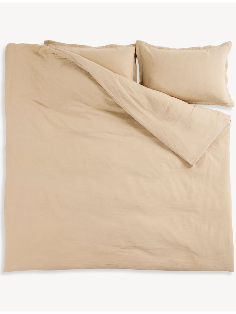 Christy Oat Soft Relaxed Cotton Duvet Set - Image 5 of 5 Christy Oat Soft Relaxed Cotton Duvet Set - Image 5 of 5