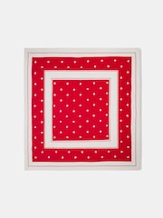 Mint Velvet Red Polka Dot Print Scarf - Image 2 of 4