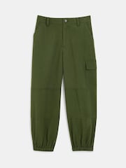 Whistles Green Kids Little Grace Cargo Trousers - Image 5 of 5