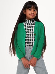 Whistles Green Kids Textured Cardigan - Image 1 of 5