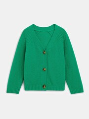 Whistles Green Kids Textured Cardigan - Image 4 of 5