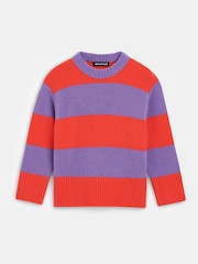 Whistles Red Kids Stripe Knitted Jumper - Image 1 of 3