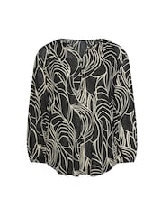 Evans Geometric Print Boho Blouse - Image 5 of 5