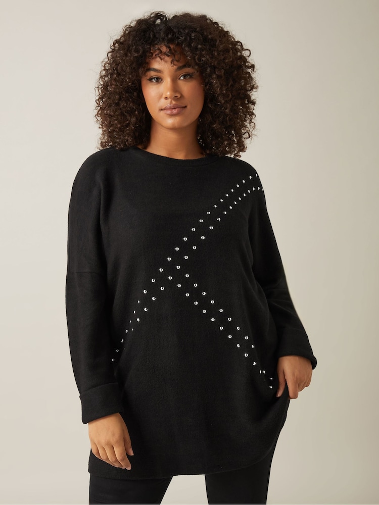 Evans Stud Detail Jumper - Image 1 of 5
