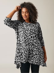 Evans Stud Detail Hanky Hem Tunic - Image 1 of 5
