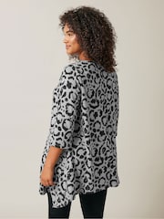 Evans Stud Detail Hanky Hem Tunic - Image 3 of 5