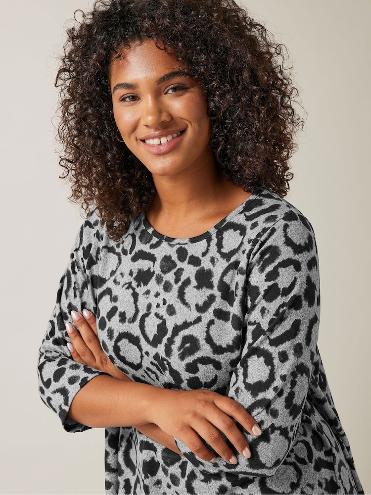 Evans Stud Detail Hanky Hem Tunic - Image 4 of 5