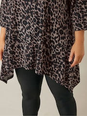 Evans Drop Pocket Brown Tunic - Image 4 of 5