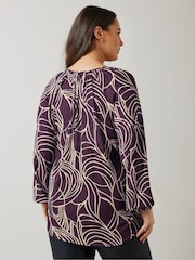 Evans Geometric Print Boho Blouse - Image 3 of 5