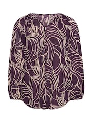 Evans Geometric Print Boho Blouse - Image 5 of 5