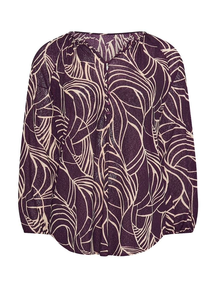Evans Geometric Print Boho Blouse - Image 5 of 5