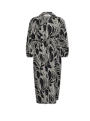 Evans Linear Print Jersey Crepe Dress - Image 5 of 5