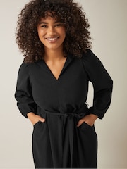 Evans Jersey Crepe Black Dress - Image 4 of 5