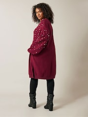 Evans Pearl Trim Dress - Image 3 of 5