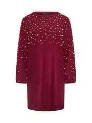 Evans Pearl Trim Dress - Image 5 of 5