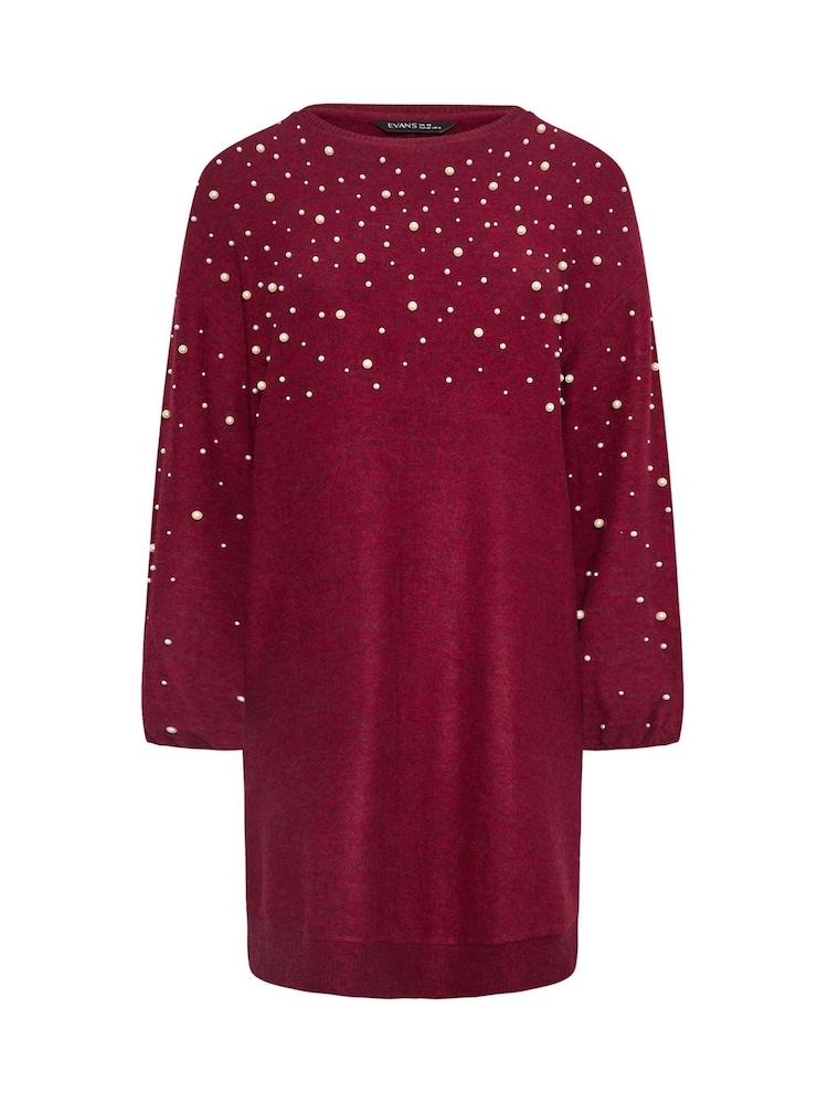 Evans Pearl Trim Dress - Image 5 of 5
