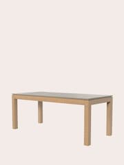 Laura Ashley Washed Oak Braystone 6-8 Seater Fixed Dining Table - Image 5 of 5