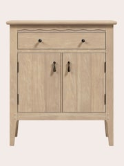 Laura Ashley Washed Oak Calford 2 Door 1 Drawer Cabinet - Image 2 of 6
